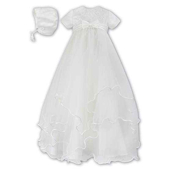 Sarah Louise Christening Gown & Bonnet - 1096